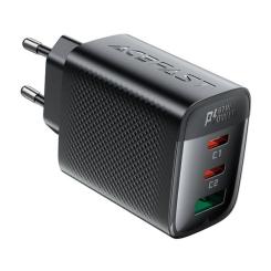 Зарядное устройство Acefast 2xUSB-C + 1xUSB 67W GaN black Фото