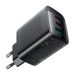 Зарядное устройство Acefast 2xUSB-C + 1xUSB 67W GaN black Фото 3