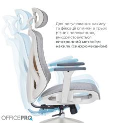 Офисное кресло OfficePro Atlas OC630-W-LG-LG Фото 10