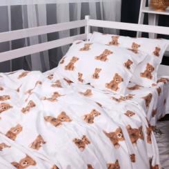 Постельное белье MirSon 017 Teddy Фланель 2x143x210 Семейный Фото 2