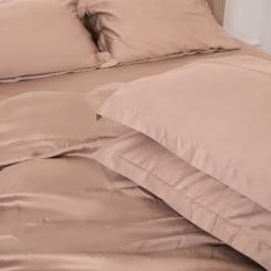 Постельное белье MirSon Tencel №03 Creamy 175х210 двуспальный Фото 2