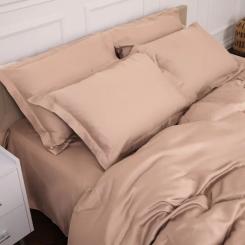 Постельное белье MirSon Tencel №03 Creamy 175х210 двуспальный Фото 5