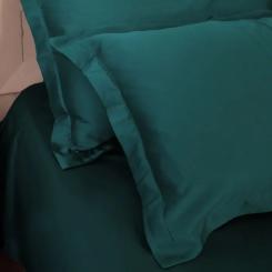 Постельное белье MirSon Tencel №07 Emerald 2x160x220 Семейный Евро Фото 9