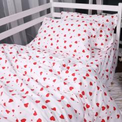 Постельное белье MirSon 015 Love Фланель 175х210 двуспальный Фото 1