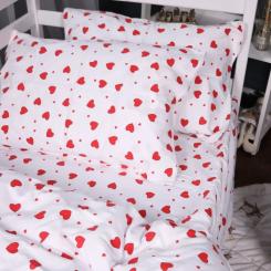Постельное белье MirSon 015 Love Фланель 175х210 двуспальный Фото 3