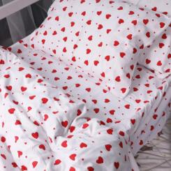 Постельное белье MirSon 015 Love Фланель 175х210 двуспальный Фото 4