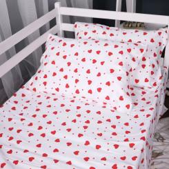 Постельное белье MirSon 015 Love Фланель 175х210 двуспальный Фото 5