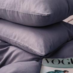 Постельное белье MirSon 001 Ash grey Фланель 200х220 Євро Фото 4