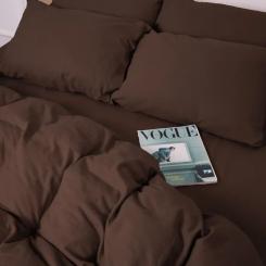 Постельное белье MirSon 003 Brown Фланель 200х220 Евро Фото 10
