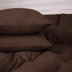 Постельное белье MirSon 003 Brown Фланель 200х220 Евро Фото 5