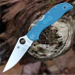 Нож Spyderco Stretch 2 XL Lightweight K390 FRN Blue Фото 4