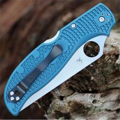 Нож Spyderco Stretch 2 XL Lightweight K390 FRN Blue Фото 5