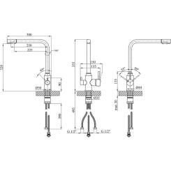 Смеситель Kroner Klassisch-ESG038 Фото 8