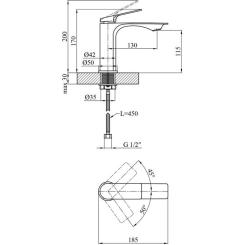 Смеситель Kroner Graz-GRP03815 + змішувач Graz-GRP010 Фото 11