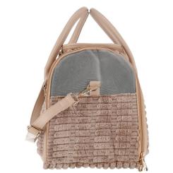 Переноска для животных MISOKO&CO 51.5x25.5x27 см светло-коричневая Фото 2
