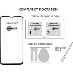 Стекло защитное Dengos Full Glue Realme 12 4G Black Фото 2