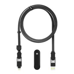 Дата кабель Rolling Square 6in1 inCharge XL 2.0m black Фото