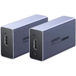 Адаптер Ugreen HDMI extender 50m Ethernet Gray Фото 1