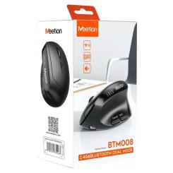 Мышка Meetion BTM008 Wireless/Bluetooth Black Фото 1