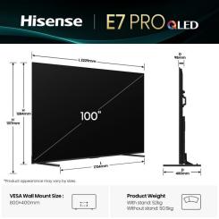 Телевизор Hisense 100E7Q PRO Фото 1
