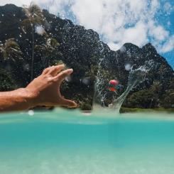 Мяч детский Waboba AZ-107-GT Original Water Bouncing Ball Фото 4