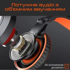 Наушники Meetion HP021 Black/Orange Фото 2