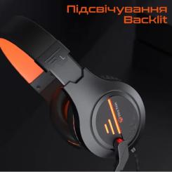 Наушники Meetion HP021 Black/Orange Фото 4