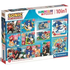 Пазл Clementoni 10 в 1 Sonic Фото