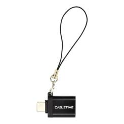 Переходник Cabletime OTG USB 3.0 AF to USB-C Фото 1