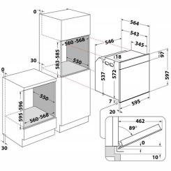 Духовой шкаф Whirlpool WOI7A8PT1SB Фото 8