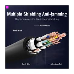 Кабель мультимедийный Vention HDMI M to HDMI M 3.0m 4K60Hz black Фото 10