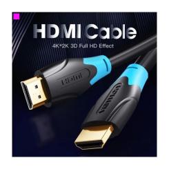 Кабель мультимедийный Vention HDMI M to HDMI M 3.0m 4K60Hz black Фото 1