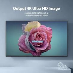 Кабель мультимедийный Vention HDMI M to HDMI M 0.5m 4K60Hz black Фото 6