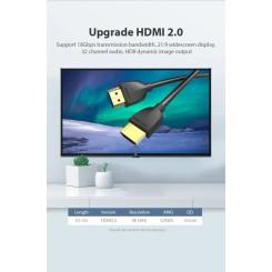 Кабель мультимедийный Vention HDMI M to HDMI M 0.5m 4K60Hz black Фото 7