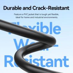 Патч-корд Vention 8м, UTP cat 6 RJ-45 black Фото 6