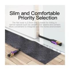 Патч-корд Vention 3м, FTP cat 7 RJ-45 black Фото 7