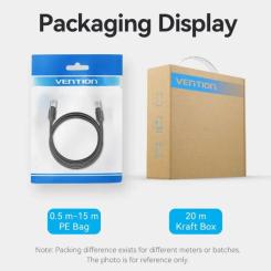 Патч-корд Vention 5м, S/FTP cat 8 RJ-45 black Фото 10