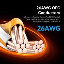 Патч-корд Vention 5м, S/FTP cat 8 RJ-45 black Фото 3