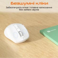 Мышка Meetion BTM032 Wireless/Bluetooth/USB White Фото 2