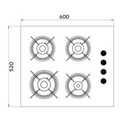Варочная поверхность KUMTEL KO-40TAHDF BLACK Фото 7