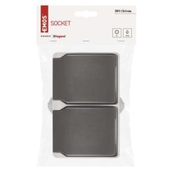 Розетка EMOS 16A 250V IP44 подвійна Фото 4