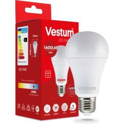 Лампочка Vestum A70 18W 6500K 220V E27 Фото 1