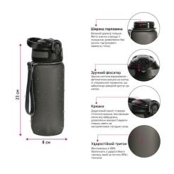 Бутылка для воды Line Art Merlo 600 мл синій Фото 4