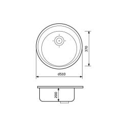 Мойка кухонная Adamant Sun Old stone Фото 4