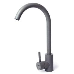 Мойка кухонная Adamant Univer сірий + змішувач Фото 3