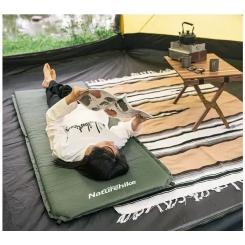 Матрас надувной Naturehike CNK2450WS020, 200х63х10 см, темно-зелений Фото 2