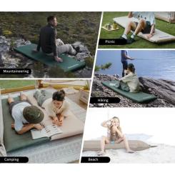 Матрас надувной Naturehike CNK2450WS020, 200х63х10 см, темно-зелений Фото 7