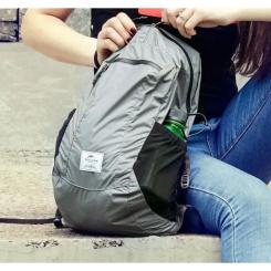 Рюкзак туристический Naturehike Ultralight NH17A012-B, 18 л, сірий Фото 3