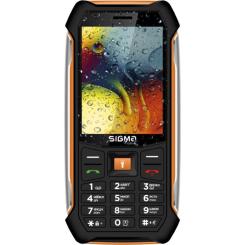 Мобильный телефон Sigma X-style 323 RAIN Black-Orange Фото 1