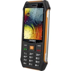 Мобильный телефон Sigma X-style 323 RAIN Black-Orange Фото 3